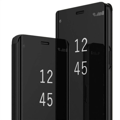   Калъф тефтер огледален CLEAR VIEW за Samsung Galaxy S22 Ultra 5G S908B черен 